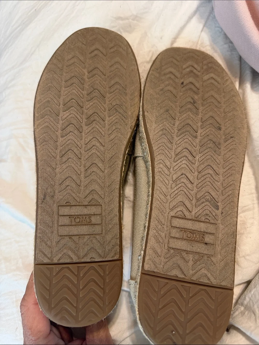 Toms Women's Canvas Slip-On Espadrilles — Light Beige